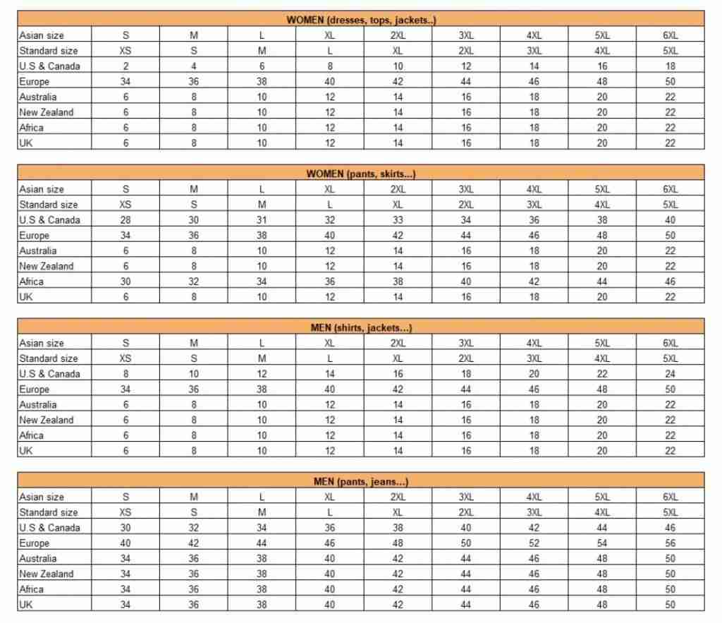 AliExpress Size Chart: The Ultimate Guide to Your Perfect Fit!